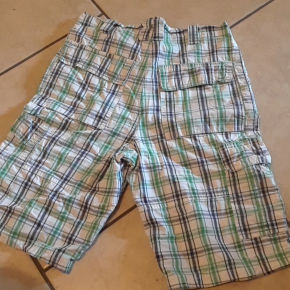 DONATED US POLO ASSN. Plaid Boys Shorts Sz 7. - Picture 3 of 4
